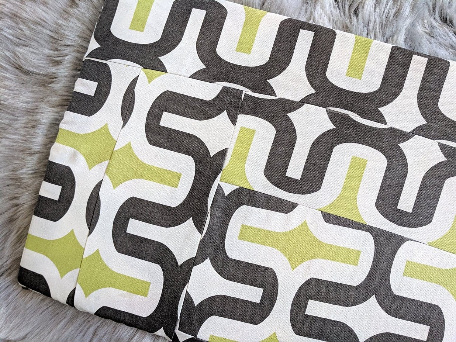 Rockin Cushions SALE IKEA Bankkamrat, Hemmahos, Stuva Bench Pad Cover  Retro Pattern, Brown Green White